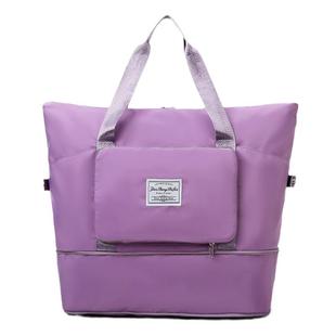 旅行包大容量女超大拉杆手提出差便携待产收纳包运动健身包行李袋