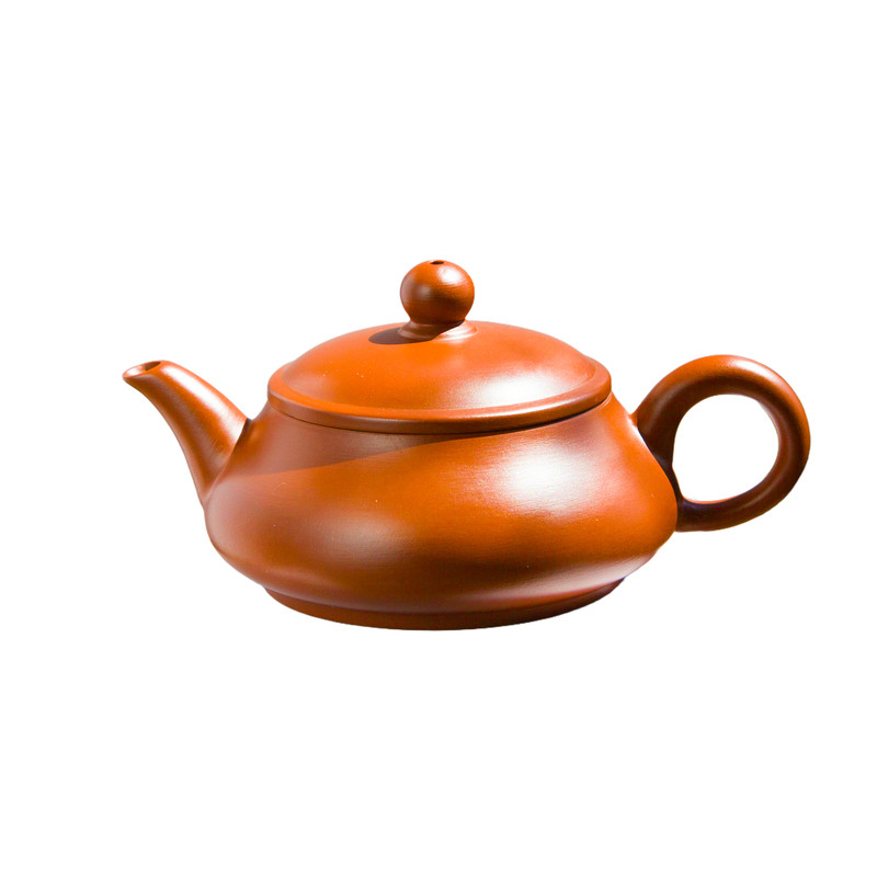 潮州手拉壶全手原矿朱泥大宽口明炉壶三杯工夫茶紫砂纯手工茶壶