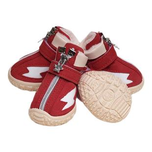 佳美乐宠物鞋狗鞋不掉脚冬款泰迪比熊秋冬保暖狗鞋子dog sheos