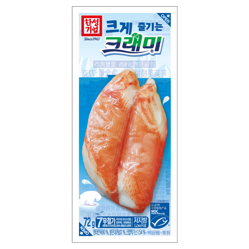 可莱美韩国进口模拟蟹棒