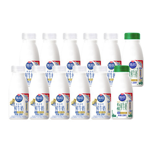【下拉领补贴】光明优倍浓醇鲜牛奶185ml*10瓶+优倍有机185ml*2瓶