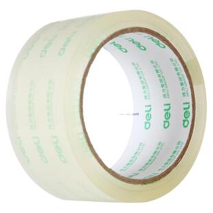 得力封箱胶带30203高透明粘胶带48mm包装快递打包用品封口宽胶布