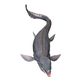 侏罗纪恐龙玩具远古海底实心沧龙滑齿龙仿真动物海洋恐龙模型摆件