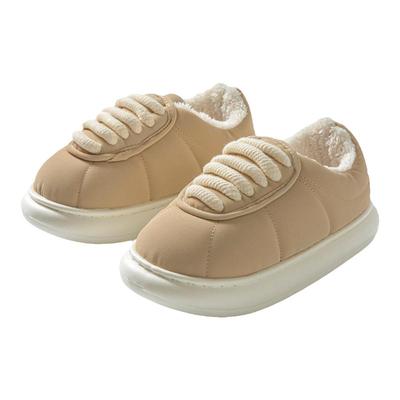 羽绒布棉拖鞋女士冬季包跟2024新