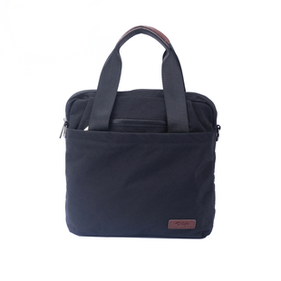 Gefix男士公文包商务休闲帆布手提包大容量男包单肩斜挎包旅行包