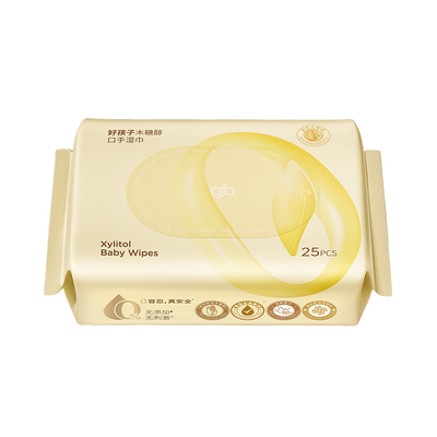 gb好孩子婴儿湿巾手口木糖醇随身