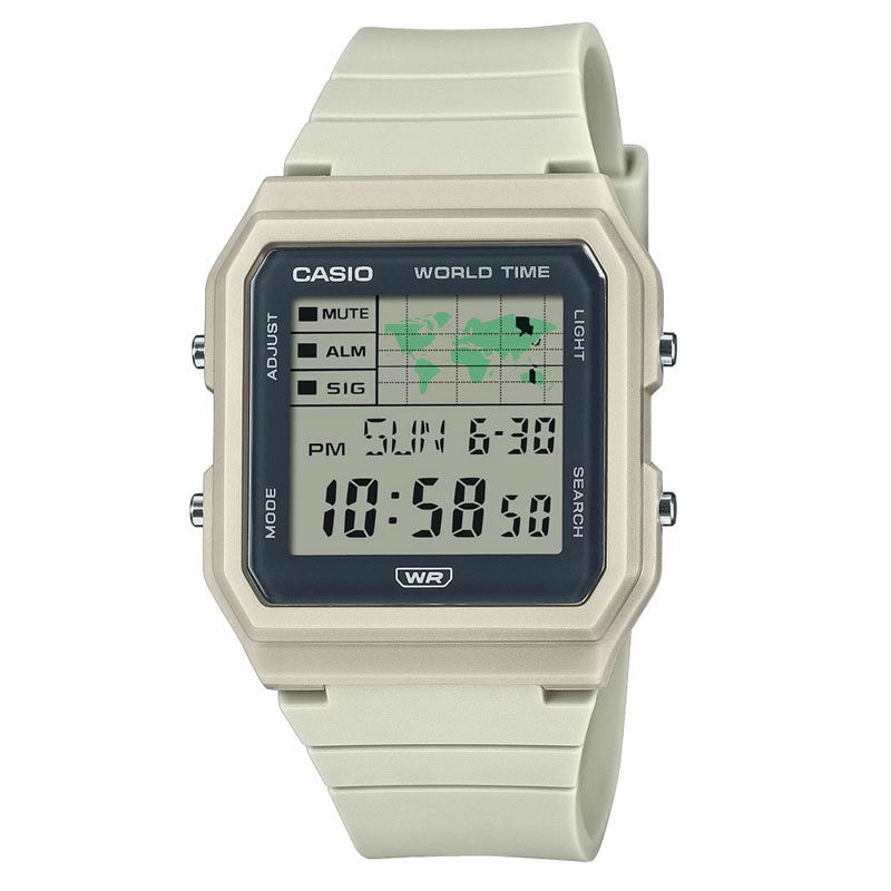 卡西欧CASIO LF-20W-3A学生手表小方块虚拟指针复古双显防水表
