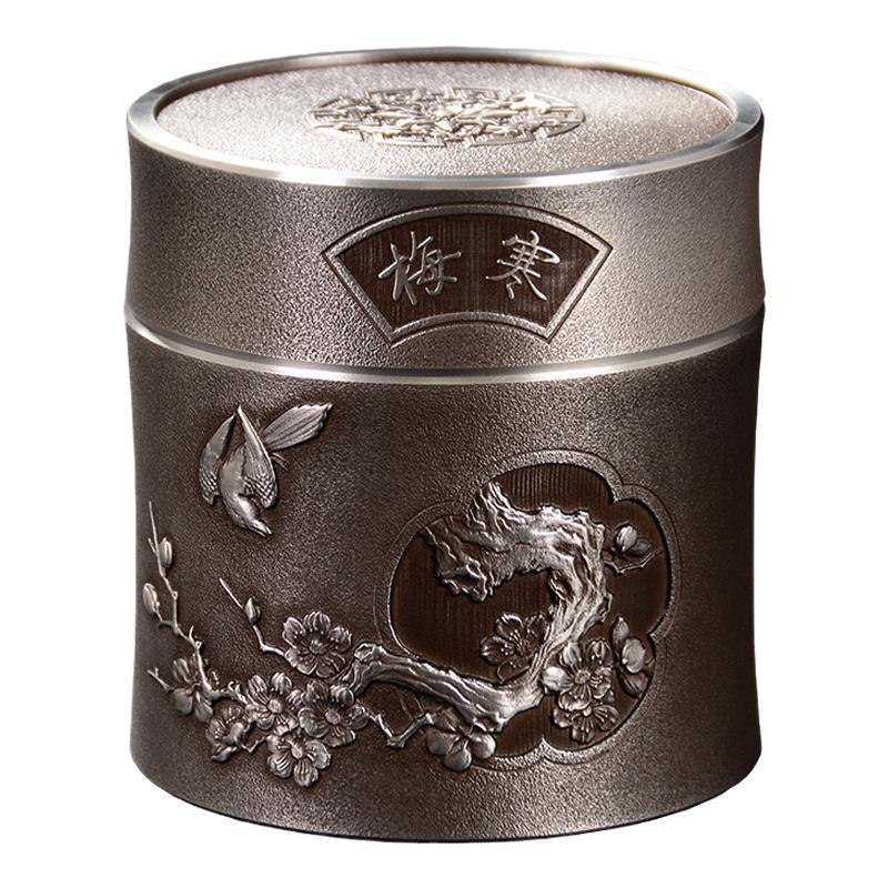 纯锡茶叶罐99保鲜中号