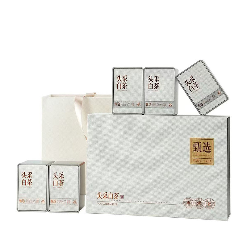 天目湖白茶早春礼盒装开园手工茶