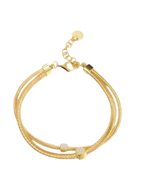 光影系列意大利工艺双层方糖手链