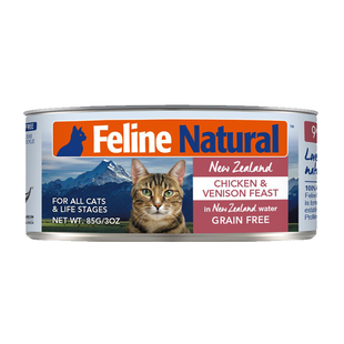 K9Natural新西兰进口猫咪主食罐头85/170g*6全价营养成幼猫罐湿粮