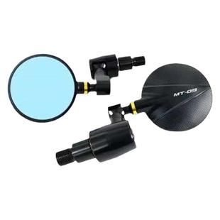 适用于雅马哈mt07 mt09 mt10手把镜摩托车改装后视镜车把倒视镜