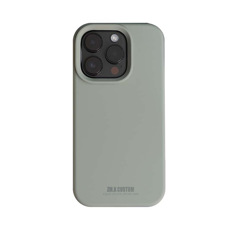 液态硅胶适用iPhone14苹果13手机壳12新款Promax加厚防摔plus高级感小众男士软15肤感卡其16外壳全包女