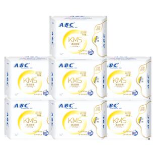 abc卫生巾官方旗舰店日用KMS超吸纤薄透气干爽日夜用