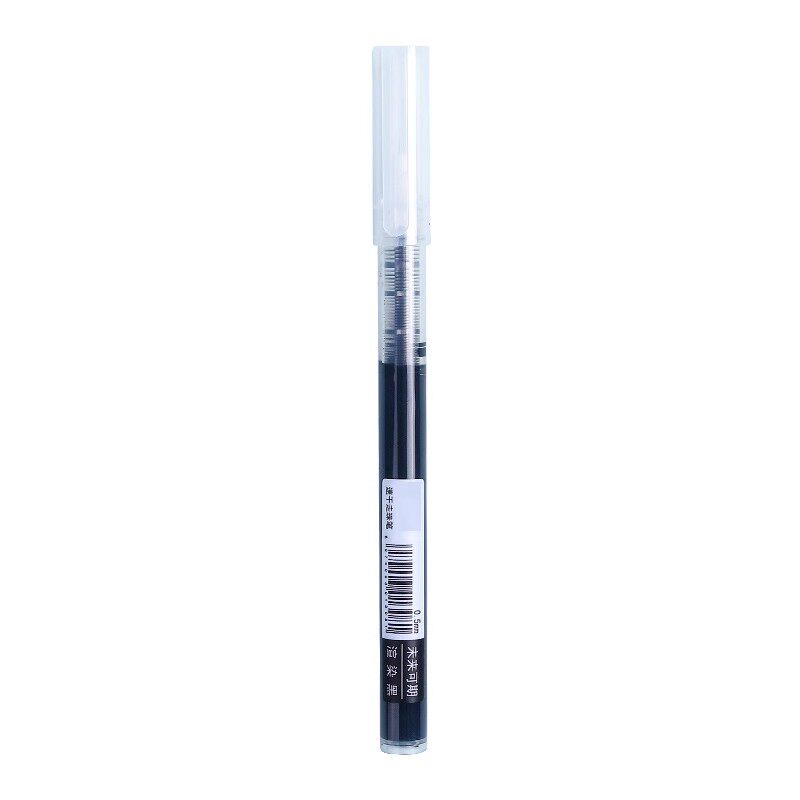 100支大容量直液式走珠黑笔速干
