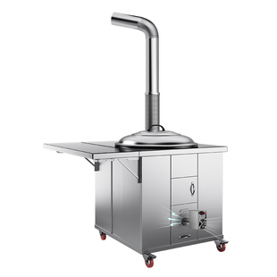 鼓风机柴火灶烧木柴家用农村大铁锅台材火无烟不锈钢新款型炉灶台