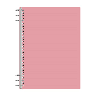 B5不硌手铁环活页本可拆卸线圈笔记本本子初中生专用记事纸高中生专用可拆环扣网格本大学生考研定制日记本子