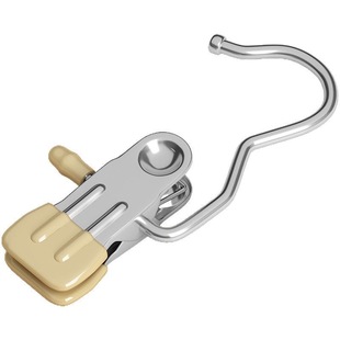 裤夹子家用无痕多功能挂钩裤架晾衣夹收纳神器不锈钢单钩衣架专用