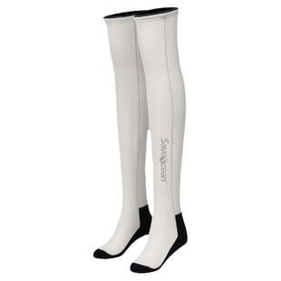 bestdive saveocean超弹炫彩过膝长筒袜子女自由潜水袜保暖防滑