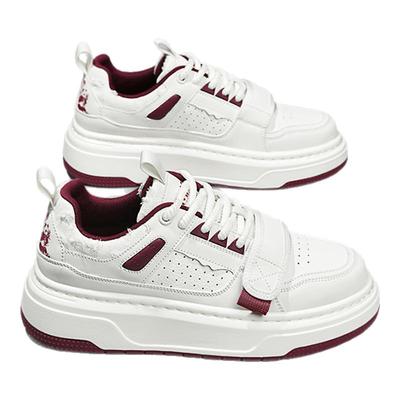 马克华菲潮流厚底增高板鞋小白鞋