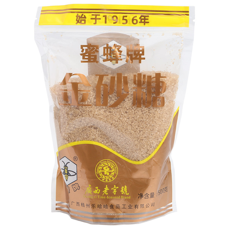 广西老字号蜜蜂牌金砂糖甘蔗榨汁