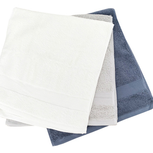 单人通用纯棉面巾洗脸家用成人吸水不掉毛洗澡洗脸巾柔软毛巾纯色