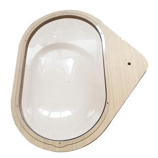 太空舱猫窝猫爬架实木顶天立地猫大窝底板吊床自制diy通天柱配件