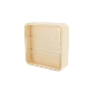 盲盒手办收纳盒壁挂式透明多层labubu亚克力长方形墙上公仔展示架