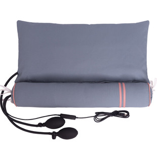 蜀国御颈椎枕睡觉糖果圆柱荞麦壳决明子充气高度调节热敷颈椎送礼