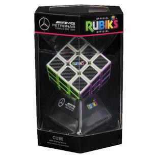 鲁比克Rubik's Cube Mercedes AMG三阶魔方碳纤维贴片摆件礼物