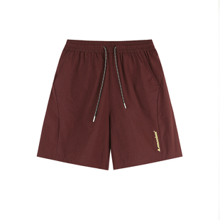 lemanism美式潮流字母印花短裤男2026夏季新款情侣款宽松休闲裤女