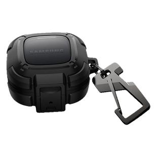 牧行者适用三星buds2pro耳机壳buds2保护壳buds FE/pro/live蓝牙耳机保护壳套机甲防摔防刮无胶固定金属卡扣