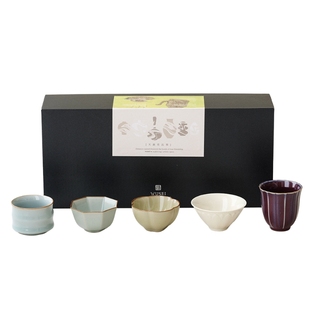闻说|五大名窑茶杯主人杯个人专用功夫茶具送礼高档轻奢礼盒装