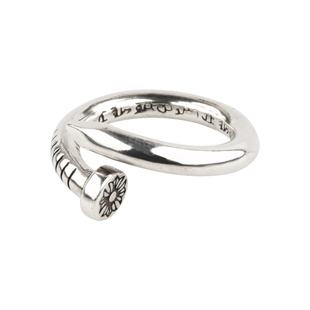 简约链条小指尾戒男士高级感小码可调节开口戒指女食指环精致时尚