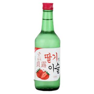 韩国风味安真贞露烧酒清酒果酒利口酒低度酒360ml国产洋酒配制酒