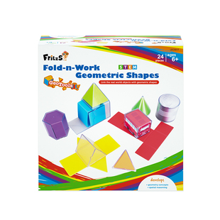 FritzS数学立体几何教具 开学礼物教育儿童小学模型图形面积体积