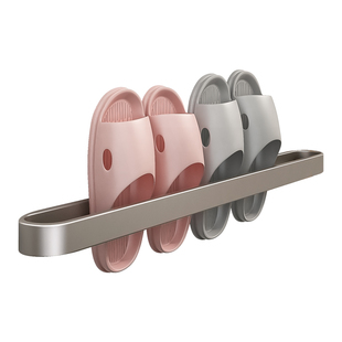 浴室拖鞋架免打孔鞋子卫生间置物架收纳架神器厕所壁挂式沥水架子