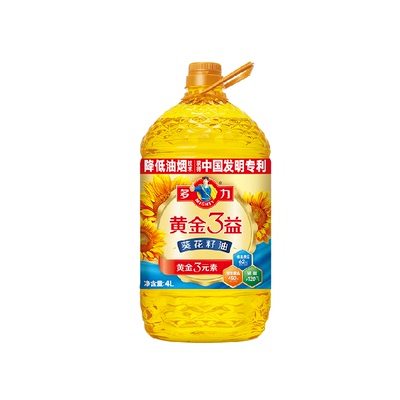 多力黄金3益葵花籽油油烟少