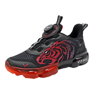 男童运动鞋新款秋季皮面儿童鞋子大童胖脚宽肥加大码青少年跑步鞋