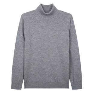 才子纯羊毛高领针织衫男2025秋冬季新款打底内搭保暖轻奢柔软毛衣