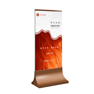 玻璃立牌展架吸引人的广告牌80cmx180cm丽屏展架丽萍立屏海报架