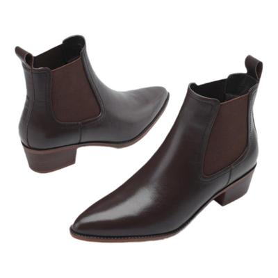 星期六短靴女鞋马丁靴子春秋冬切尔西靴爆款2025新款女款厚底皮鞋