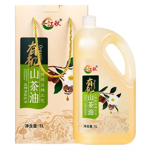 一江秋有机山茶油5升装