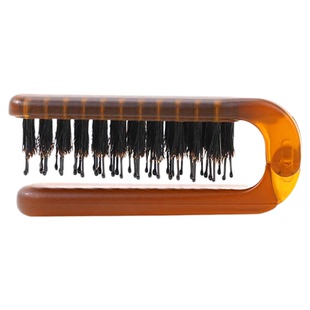 MINISO名创优品猪鬃毛梳子折叠梳迷你便携小随身蓬松鬃毛梳气垫梳