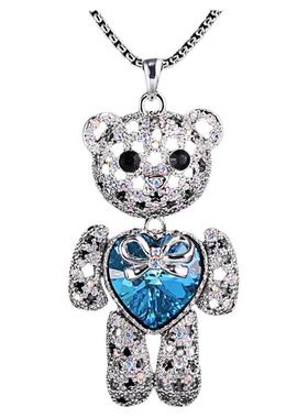 blanche/布兰琪高档泰迪熊毛衣链