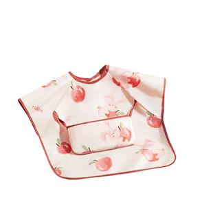 柯斯德尼宝宝罩衣吃饭围兜儿童防水防脏婴儿饭兜幼儿园辅食反穿衣