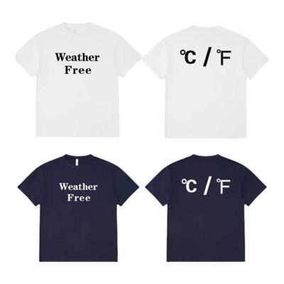 国潮重磅短袖WeatherFree情侣