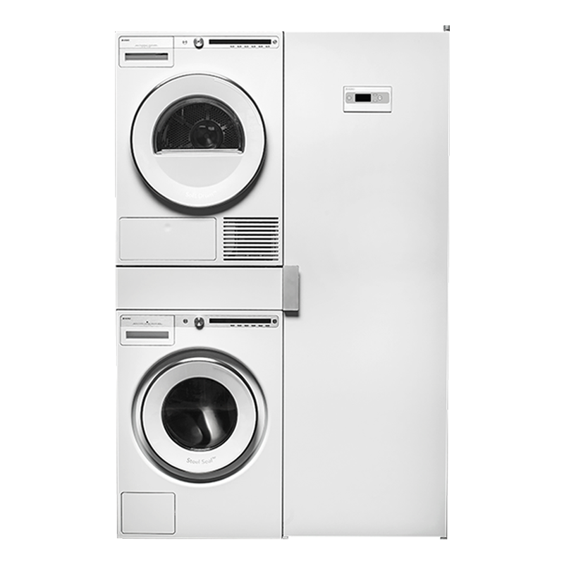 ASKO 风格系列10+10kg洗烘套装欧洲进口热泵烘干不锈钢四合一组合