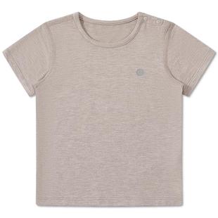 Griny儿童家居服防蚊裤竹纤维宝宝夏季透气薄款哈伦长裤子短袖T恤