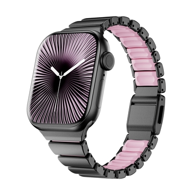 ERFG女款金属加硅胶iWatch表带